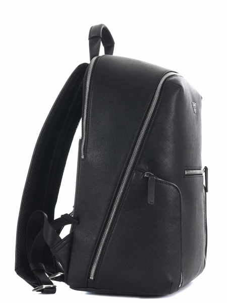 Logo Plaque Zipped Backpack