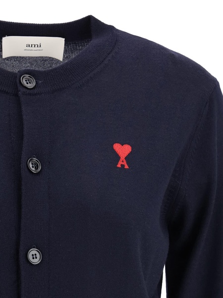 Wool Logo Cardigan