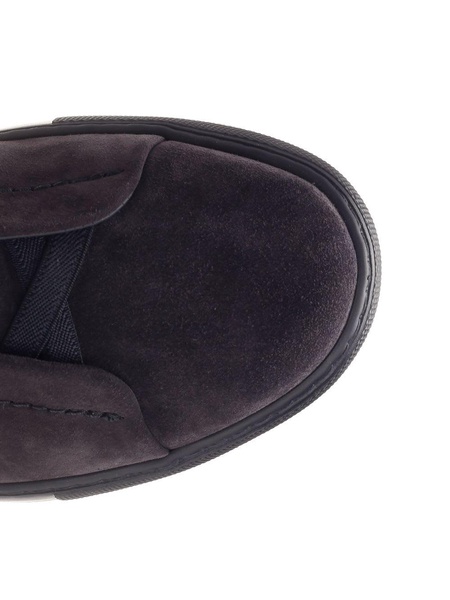 'triple Stitch' Sneakers In Suede Leather