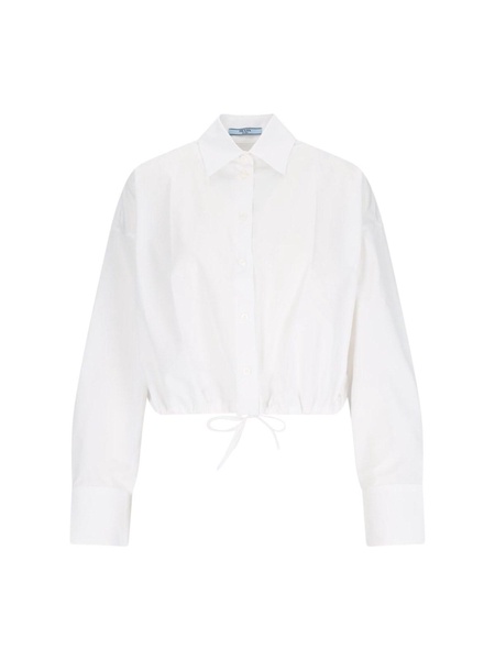 Logo Crop Shirt