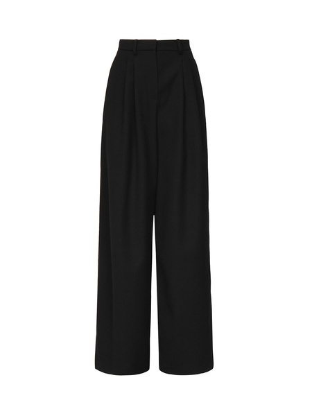 Wide Wool Trousers