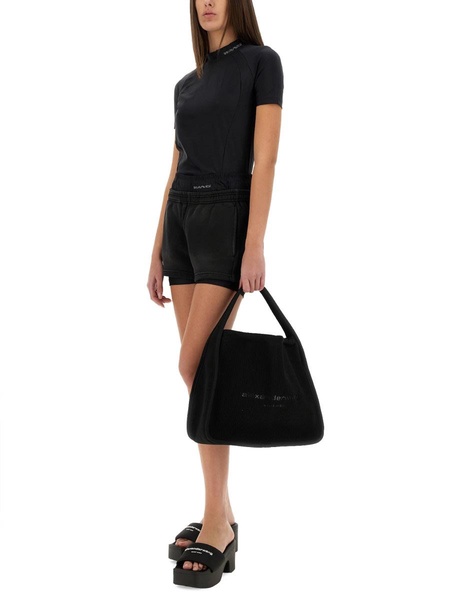 T By Alexander Wang Shorts With Logo