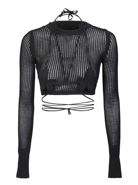 Black Crop-top