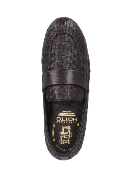Braided Leather Loafers