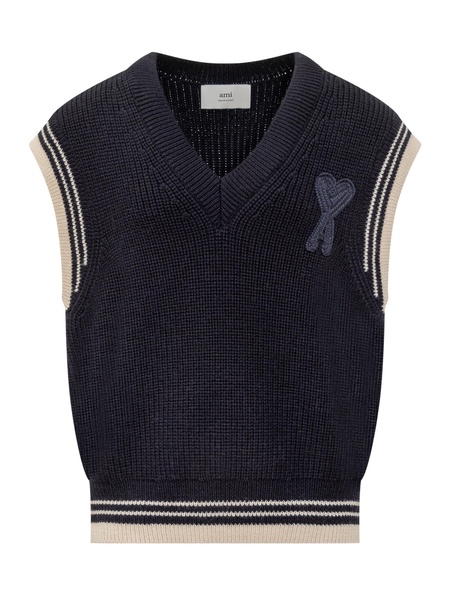 Sleeveless Ribbed Sweater