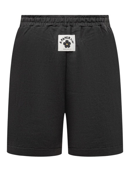 Sweat Short Pants With Darts.