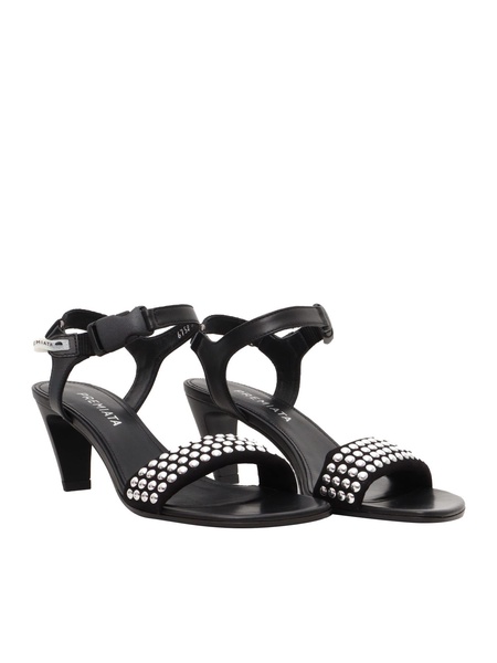 Black Heeled Sandals