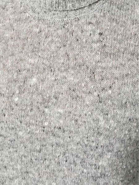 Grey Virgin Wool-cashmere Blend Jumper