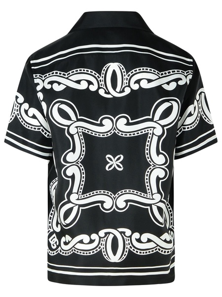 Bandanna Printed Short-sleeved Shirt