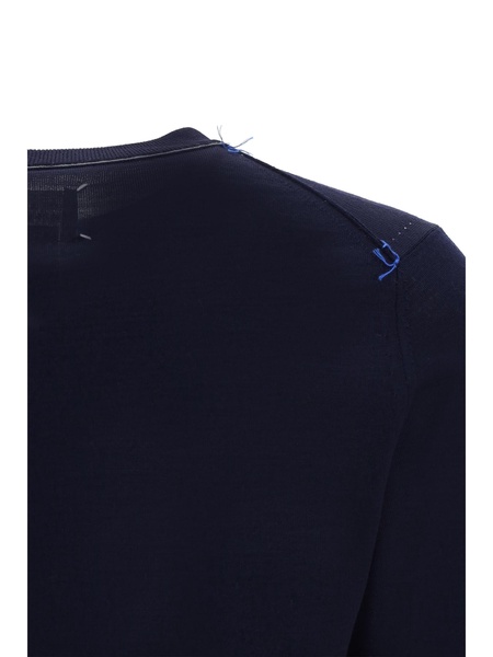 Wool And Cotton Crewneck