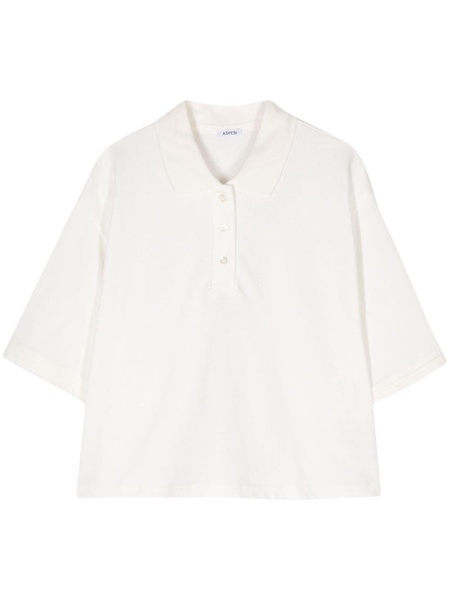 Cropped Polo Shirt