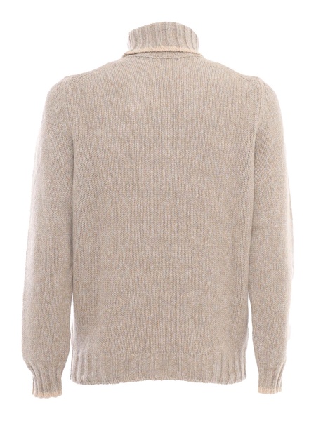 Turtle-neck L/s Knitted Sweater Man