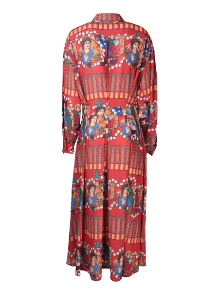 Crepe Multicolor Dress