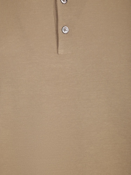 Crepe Biscuit Polo Shirt