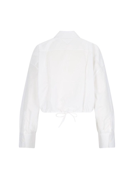 Logo Crop Shirt