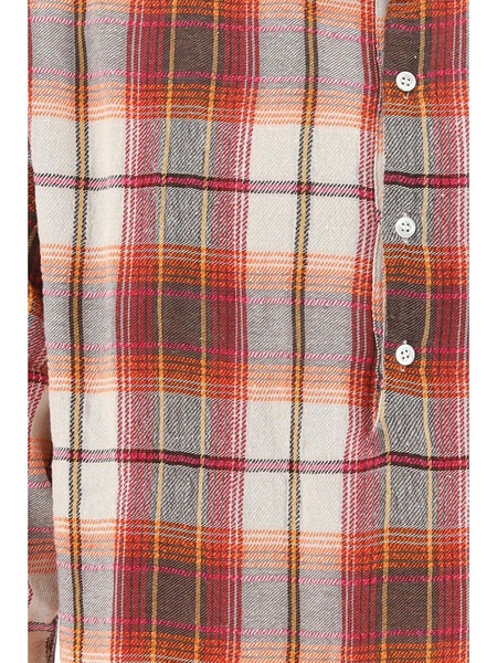 Long-sleeved Checked Shirt