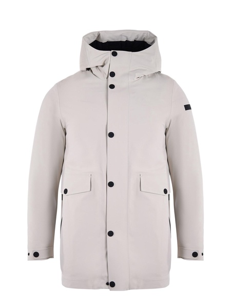 'egg Floating' Parka Jacket In Duck Feathers