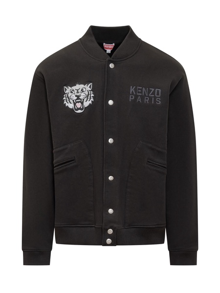 Kenzo Bomber Jacket With Embroidery