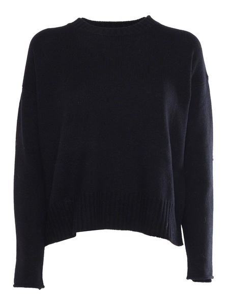 Boxing Crewneck Sweater With Buttoned Sleeves