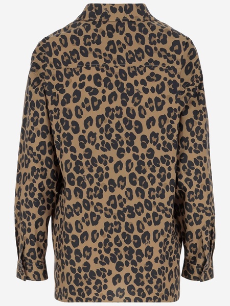 Cotton Shirt With Leo Pattern