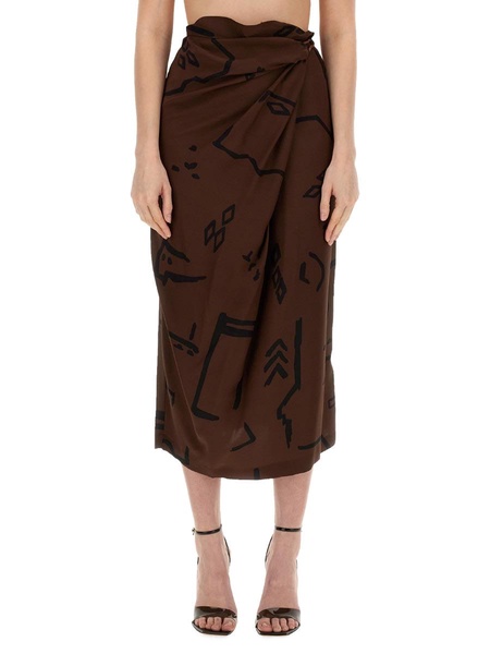 Native Print Skirt