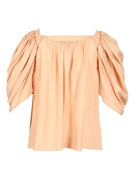 Biscuit Pink Pleated Top