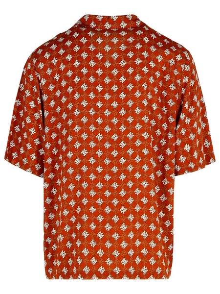 'starbus' Orange Viscose Shirt