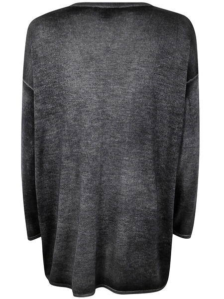 Hand Painted Boat Neck Off Gauge Pullover