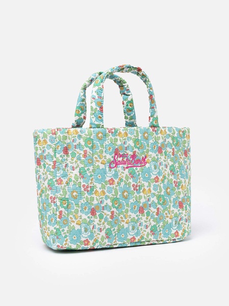 Betsy Quilted Soft Tote Mid Bag | Made With Liberty Fabric