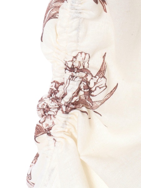 White Top With Prints