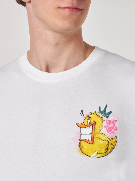 Man T-shirt With Crypto Duck Print | Crypto Puppets® Special Edition