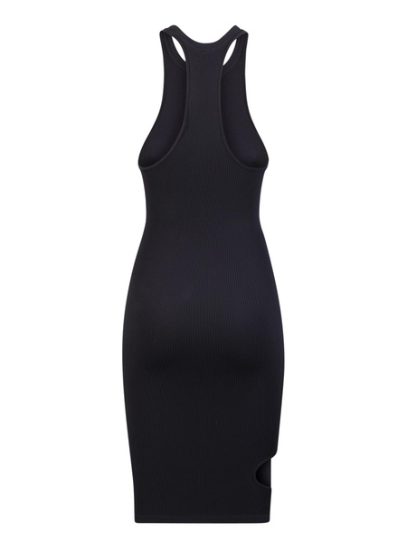 Black Close-fitting Stretch Dress