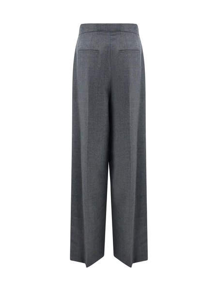 Wool Palazzo Trousers