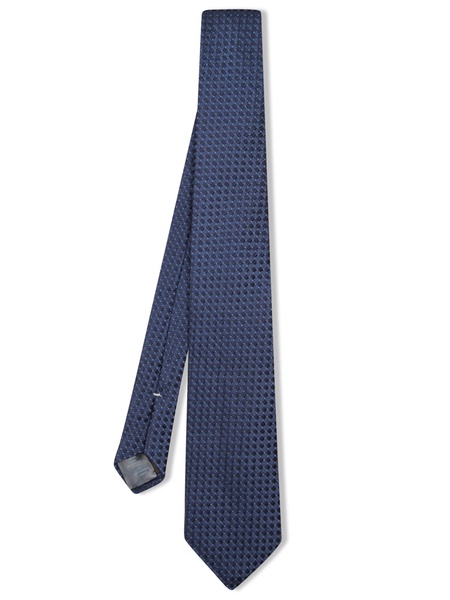 Black/blue Micro Pattern Tie
