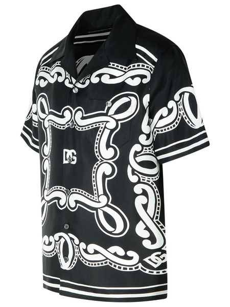 Bandanna Printed Short-sleeved Shirt