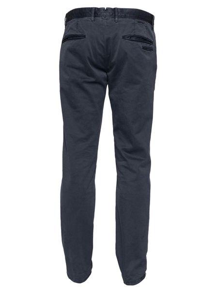 Blue Stretch-cotton Trousers