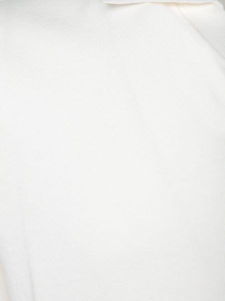 White Cotton Polo Shirt