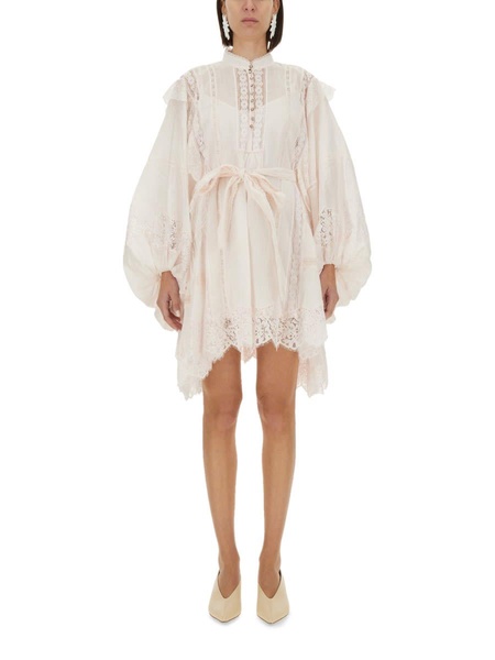 LACE MIDI DRESS
