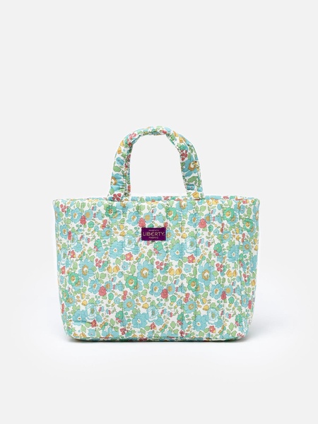 Betsy Quilted Soft Tote Mid Bag | Made With Liberty Fabric