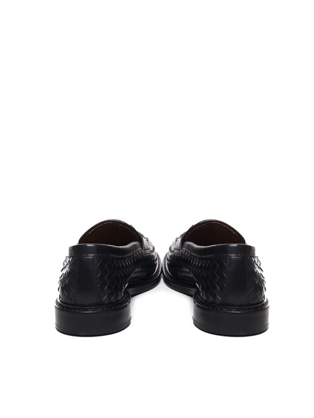 Woven Leather Loafers