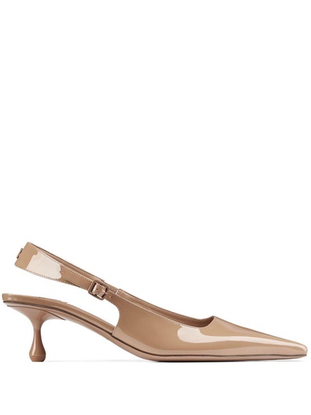 Amel 50 Leather Slingback Pumps