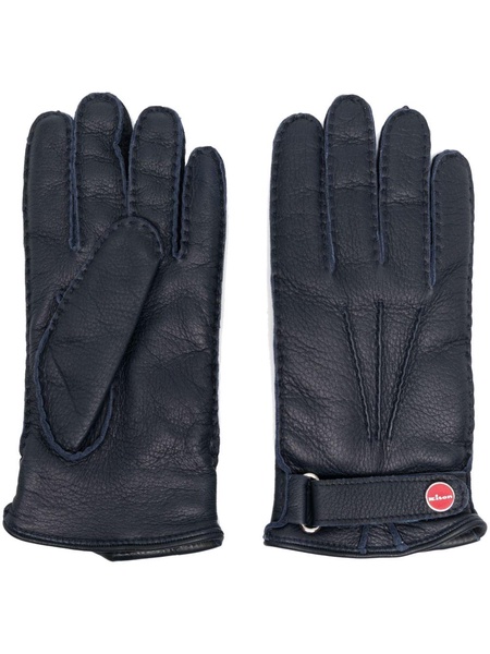 Kiton Men Leather Gloves