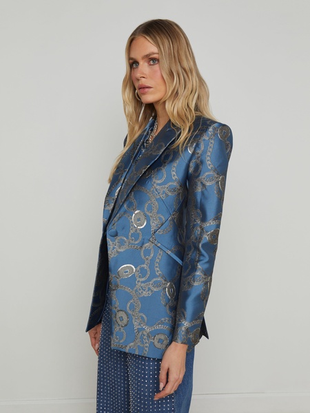 Sheila Longline Jacquard Blazer