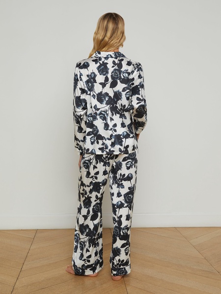 Inez Silk Long Pajama Set