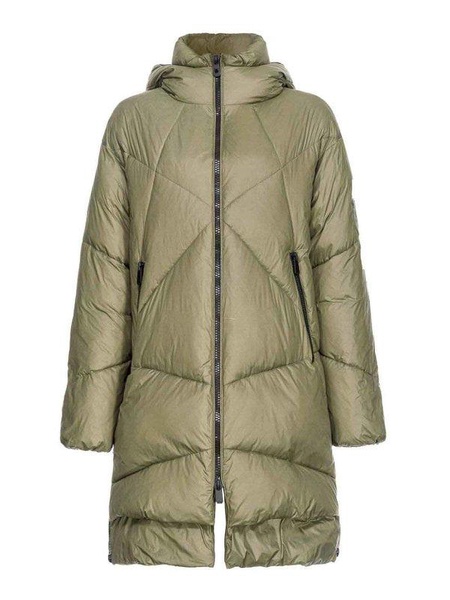Green Quilted Vest with Hood