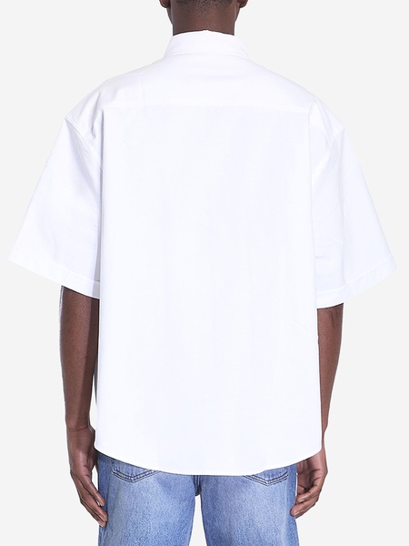 AMI Boxy Fit ADC Cotton-Poplin Short Sleeve Shirt - S