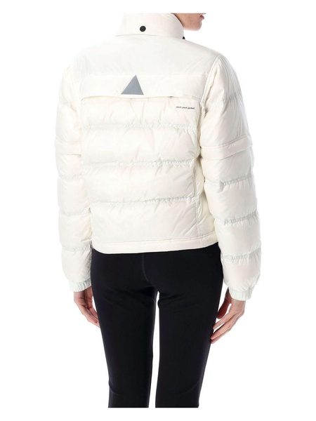 White Packable 2-in-1 Short Down Jacket