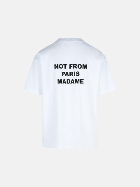 WHITE COTTON T-SHIRT