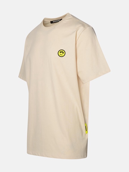 BEIGE COTTON T-SHIRT