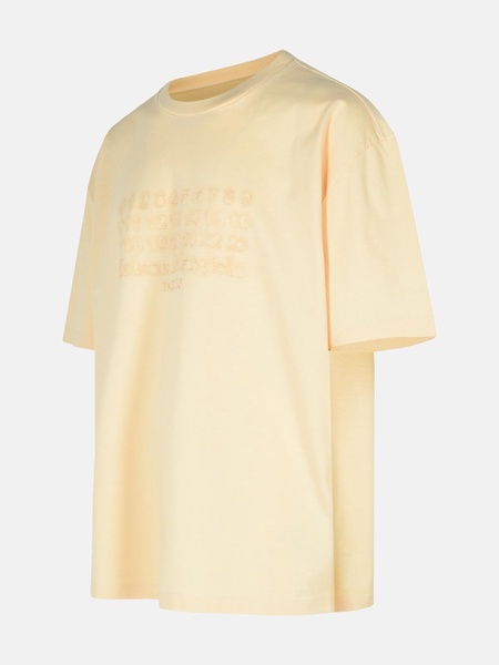 'OVER' BEIGE COTTON T-SHIRT